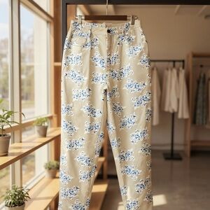 Vintage Talbots floral printed moms jeans